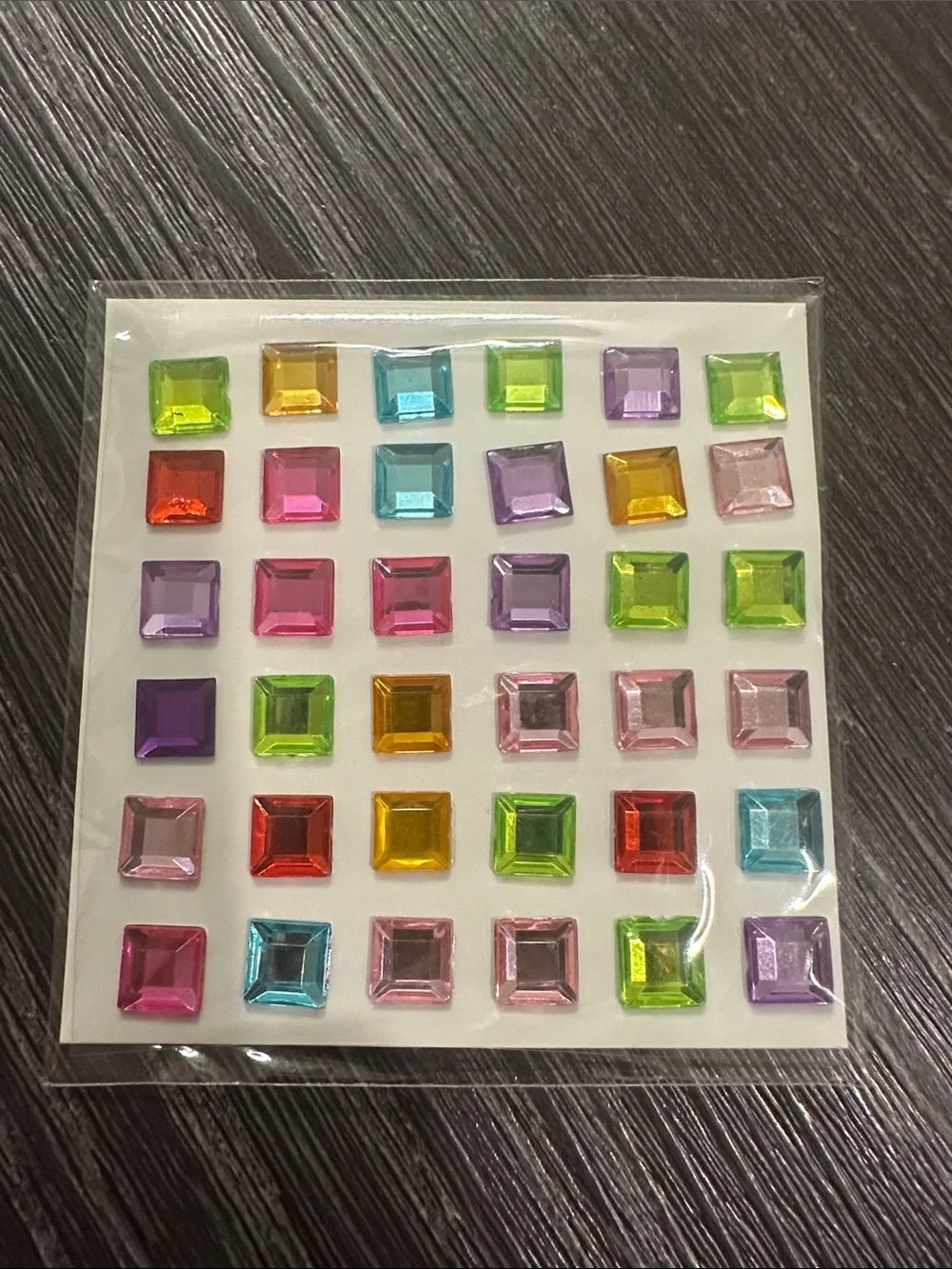 Assorted Multicolor Body/Nail Art Jewel Stickers - Decorative Gems Pack